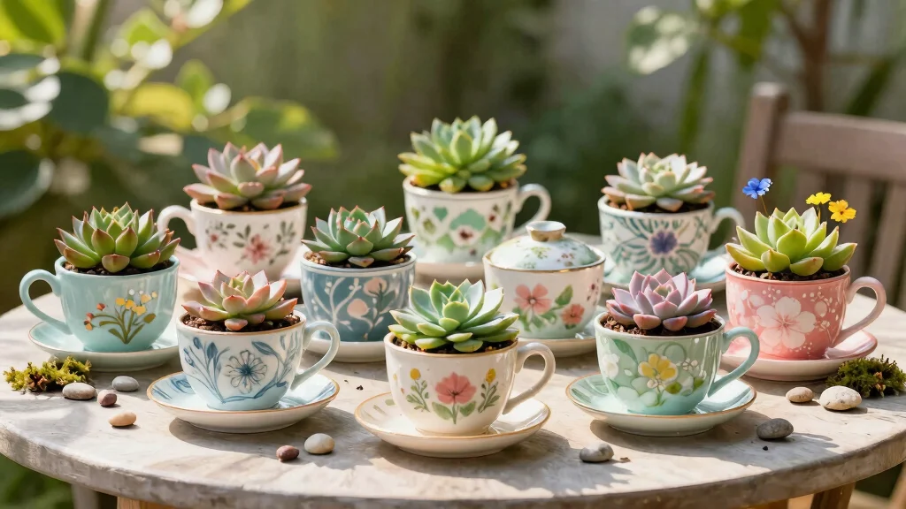 10 Adorable Tea Cup Planter Ideas for Whimsical Small Spaces