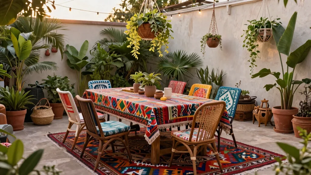 10 Bohemian Patio Furniture Ideas for the Free Spirit