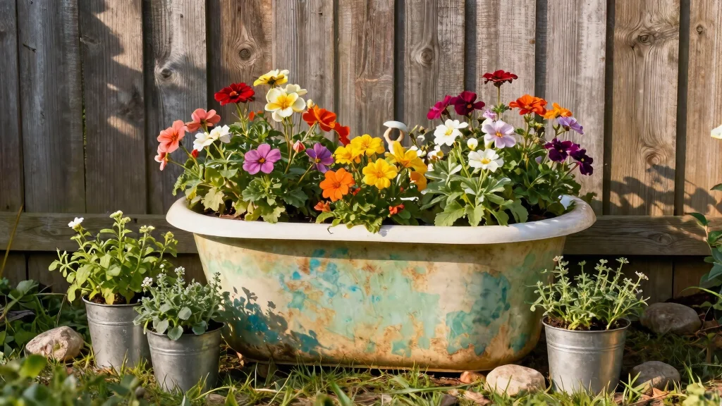 11 Wash Tub Planter Ideas Vintage