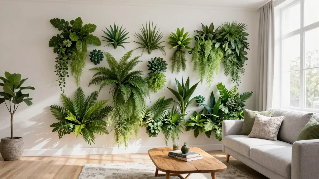 14 Faux Plant Wall Ideas: Greenery Backdrop