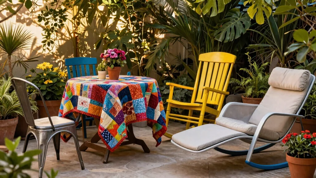 14 Mismatched Patio Furniture Ideas for Eclectic Outdoor Spaces