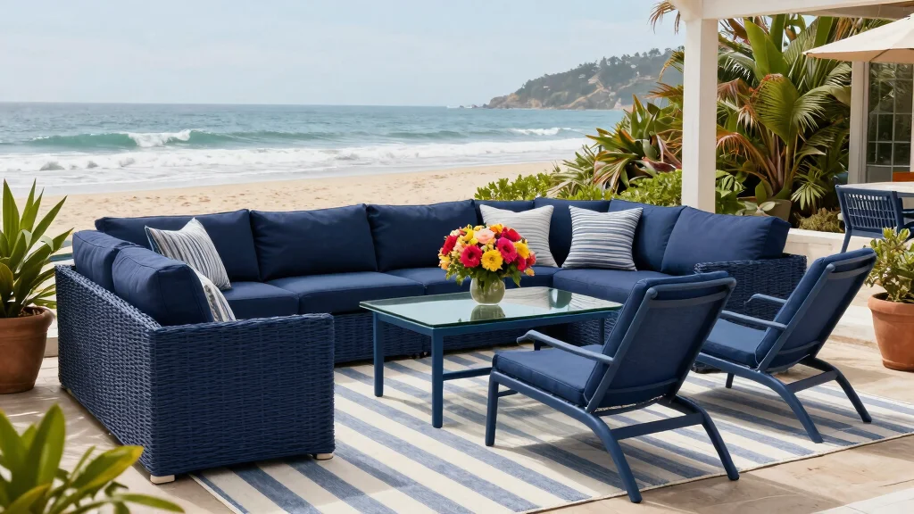 14 Navy Blue Patio Furniture Ideas Deep Tones
