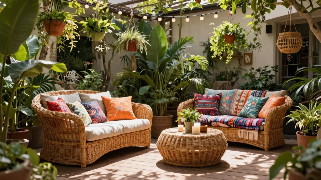 14 Wicker Patio Furniture Ideas Boho Charm