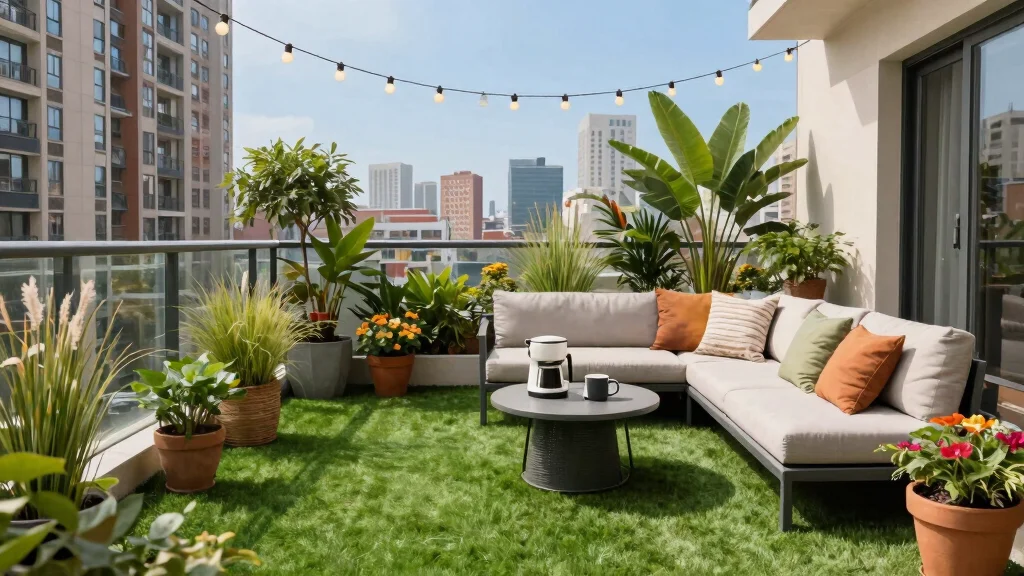 15 Faux Grass Ideas for Your Urban Patio Turf