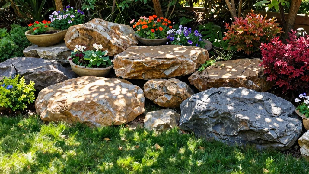 15 Faux Rocks for Landscaping Ideas Natural